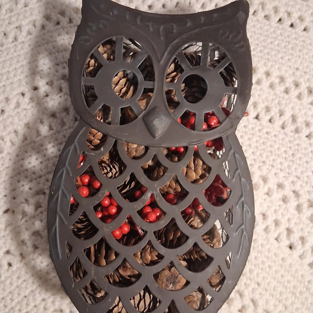OWL METAL DECORATION